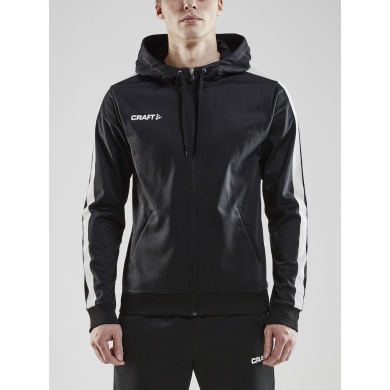 Craft Hoodie Fullzip Pro Control black/white Men